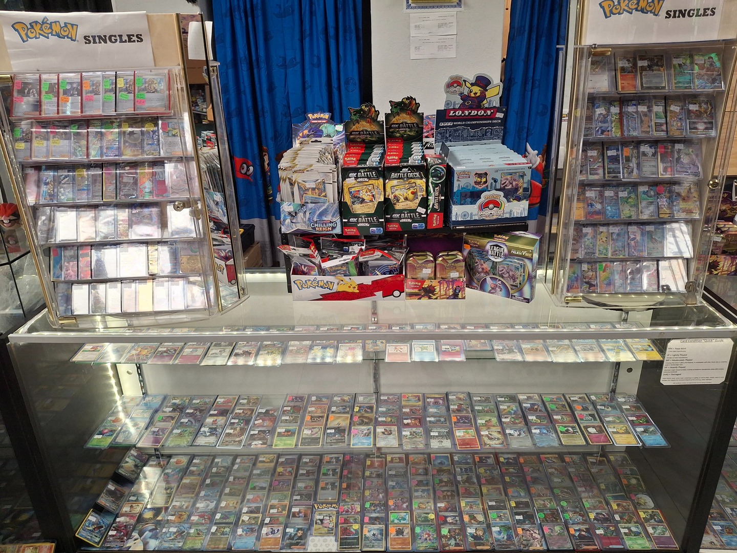 Trading cards and accessories at Gamers Link