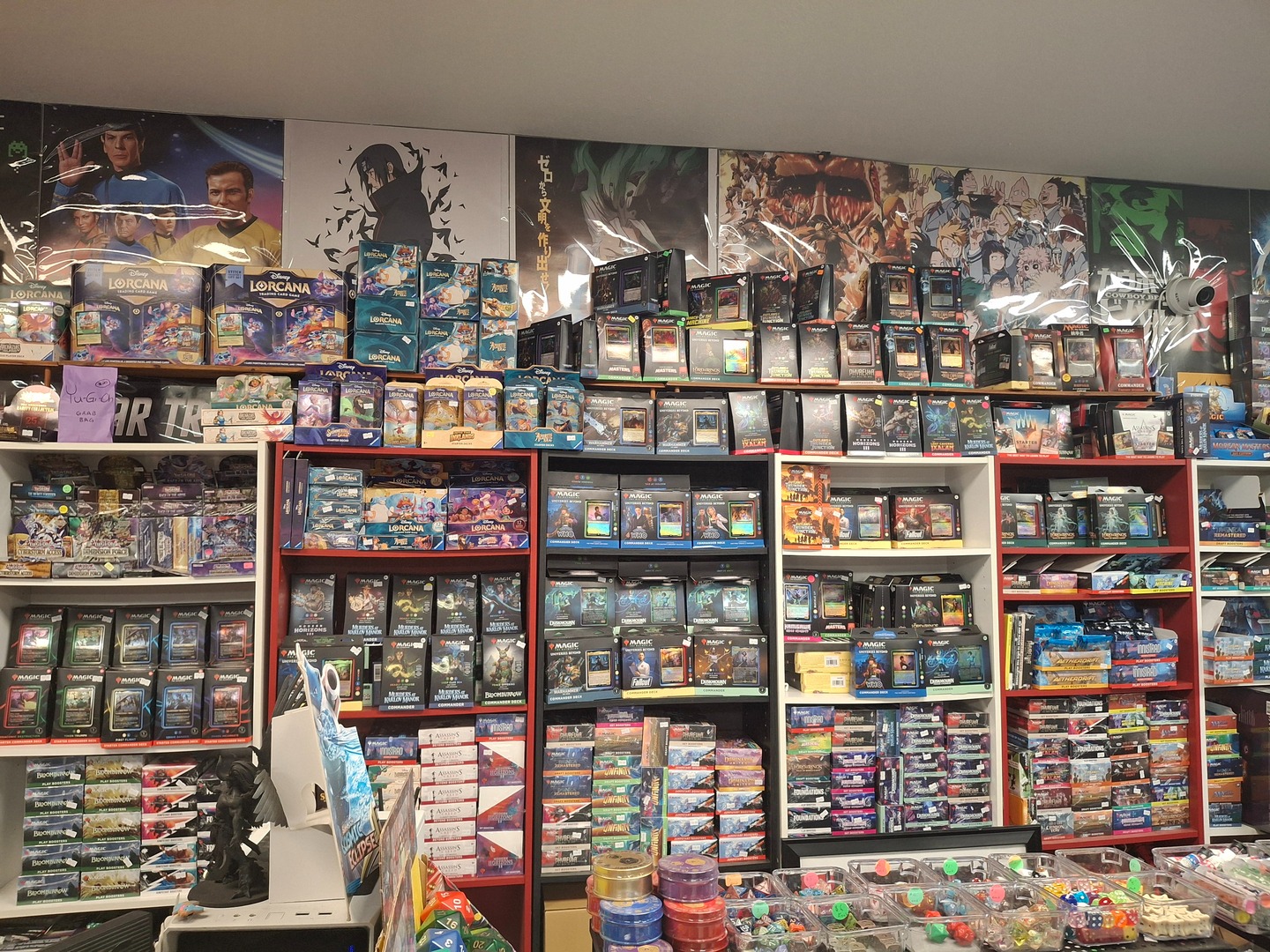 Trading cards and accessories at Gamers Link